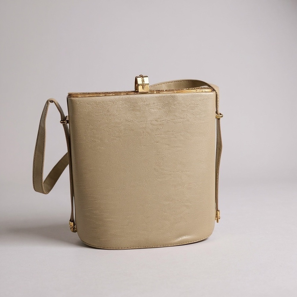 Vintage Gold Evening Clutch – Retro Wedding/Church/Party Handbag – Excellent Con